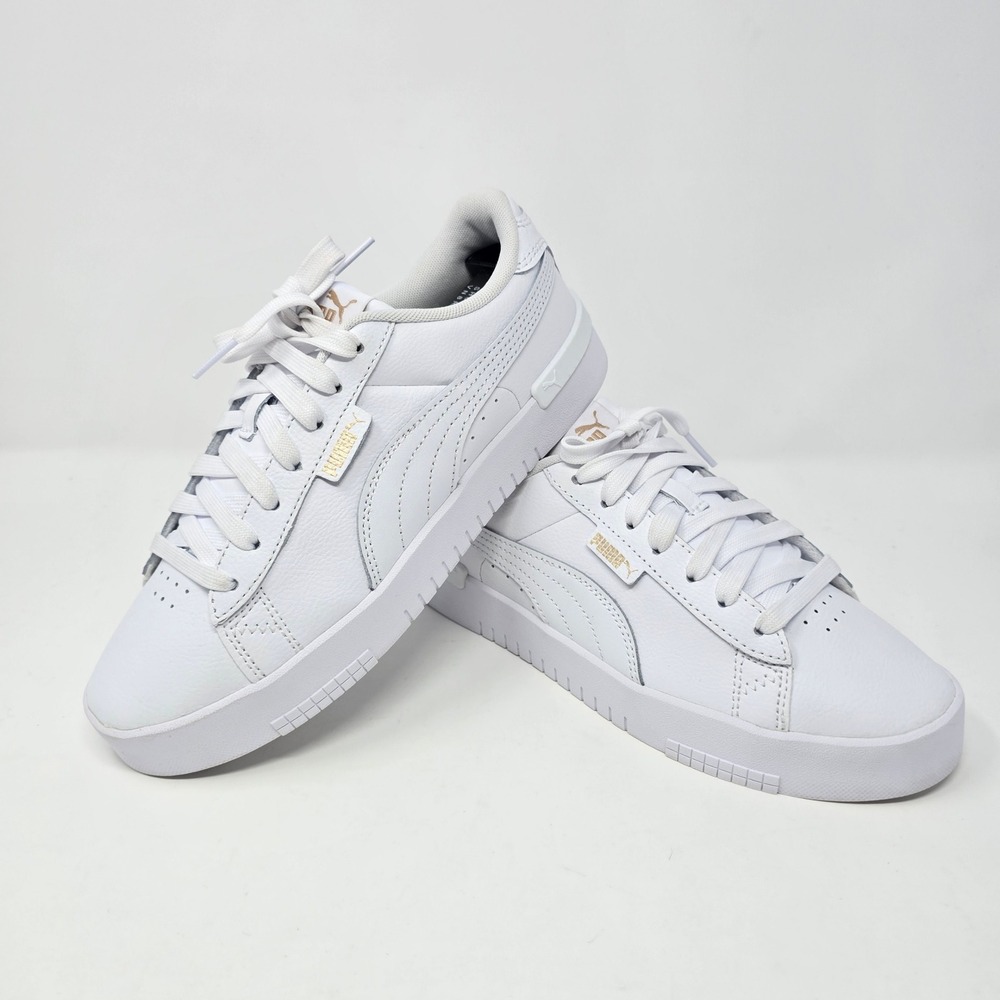 Puma Jada Renew White Leather Platform Sneakers 403456-30 Womens 8 - Picture 8 of 16